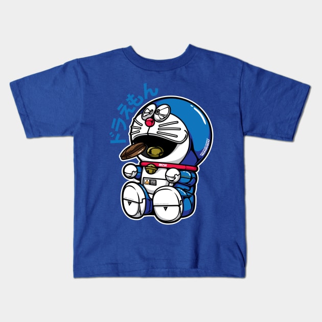 Doraemon Original Kids T-Shirt by Rockartworks